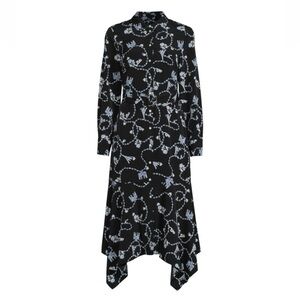 Karl Lagerfeld Paris print handkerchief shirt dress